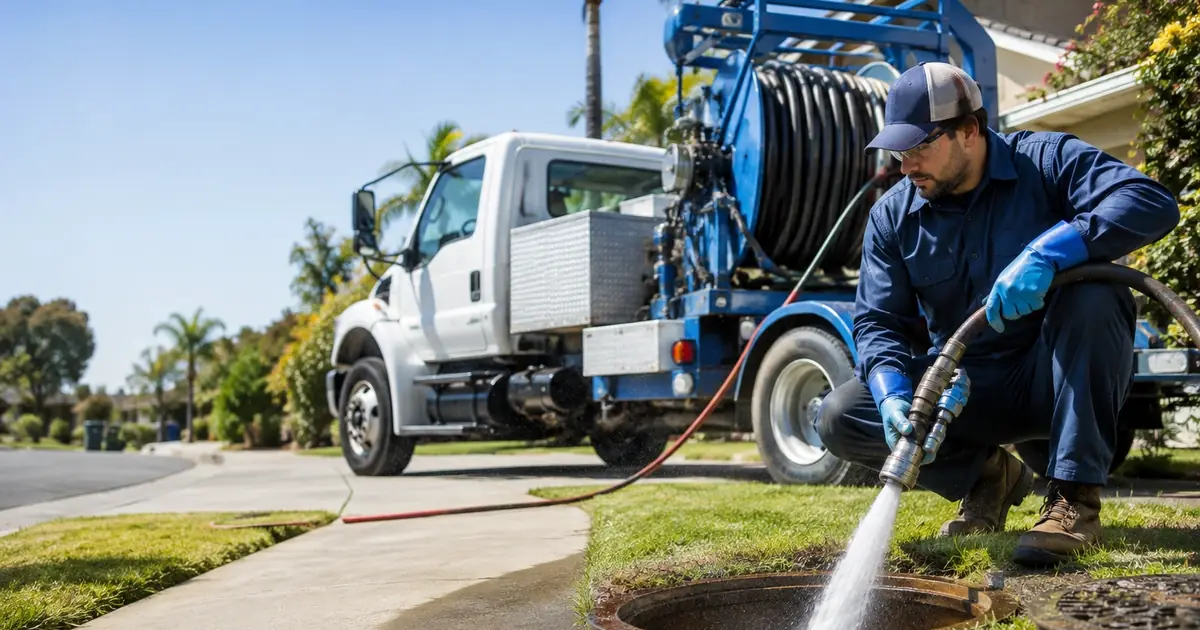 Hydro jet sewer cleaning Westlake Village