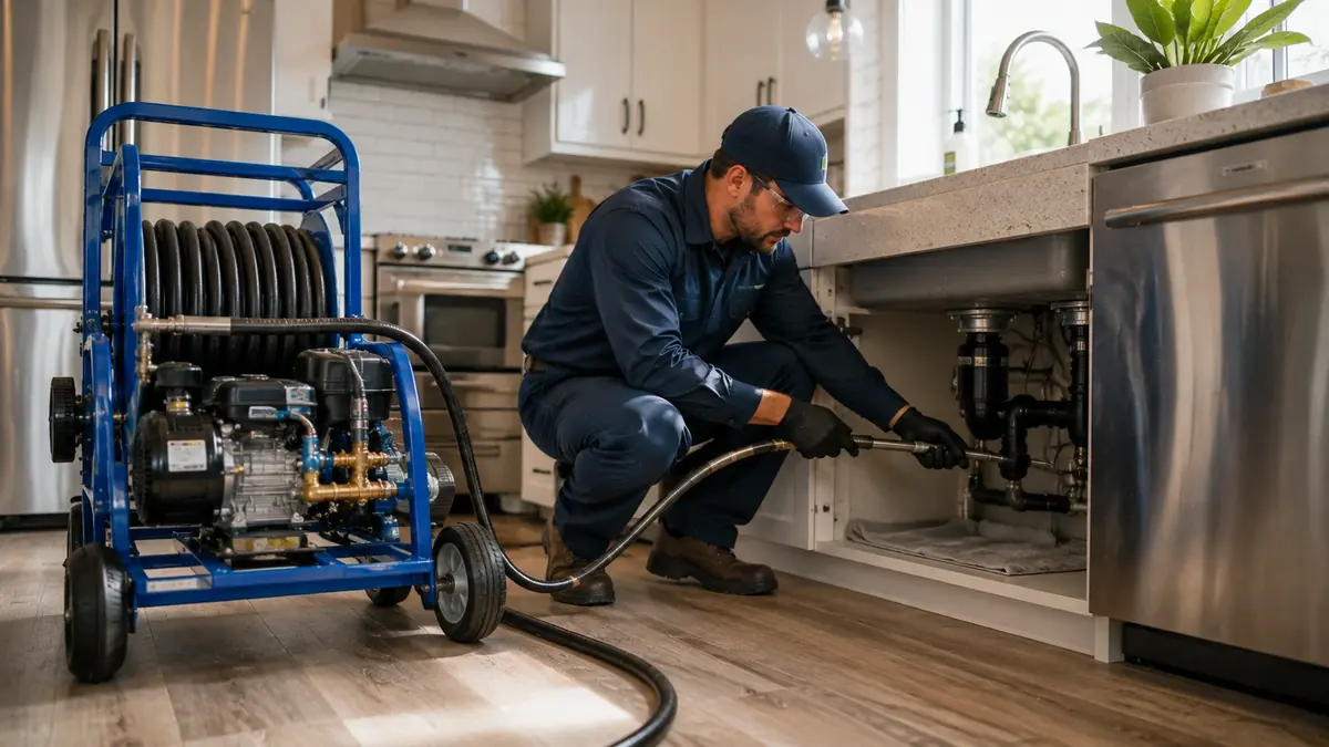 Kitchen Drain Hydro Jetting in Westlake Village