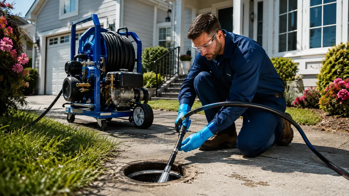 Residential Hydro Jet Drain Cleaning in Westlake Village