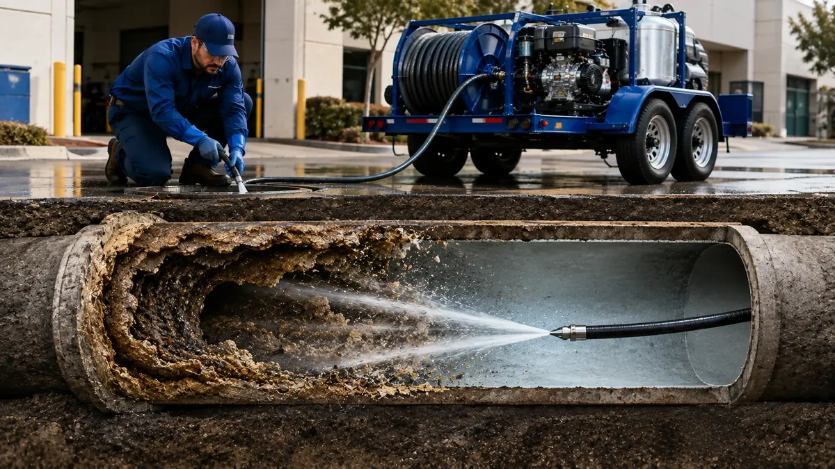 Sewer Pipe Descaling in Westlake Village